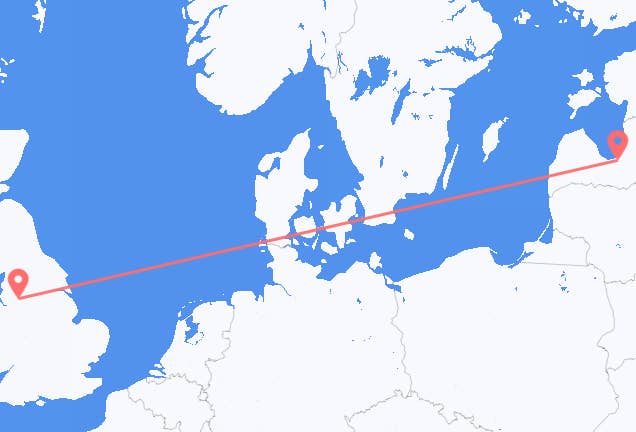 Manchester to Riga