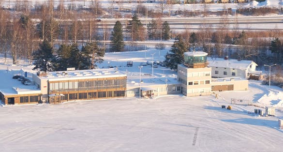 Pori Airport .Finland