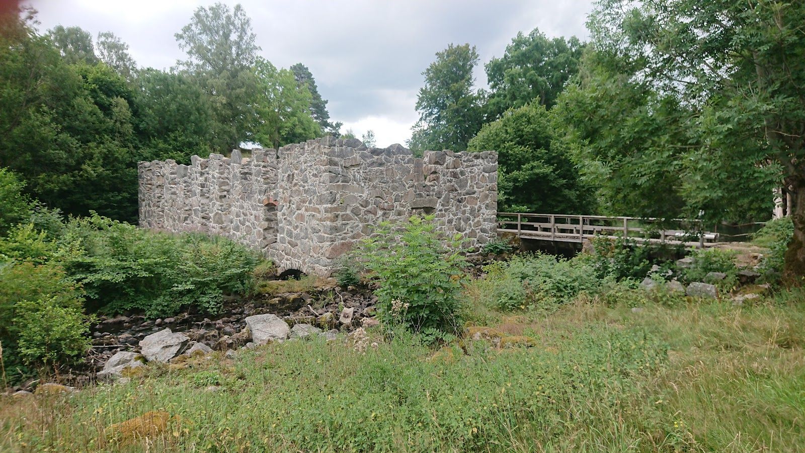 Långasjönäs Pappersbruk, Karlshamns kommun, Blekinge County, Sweden