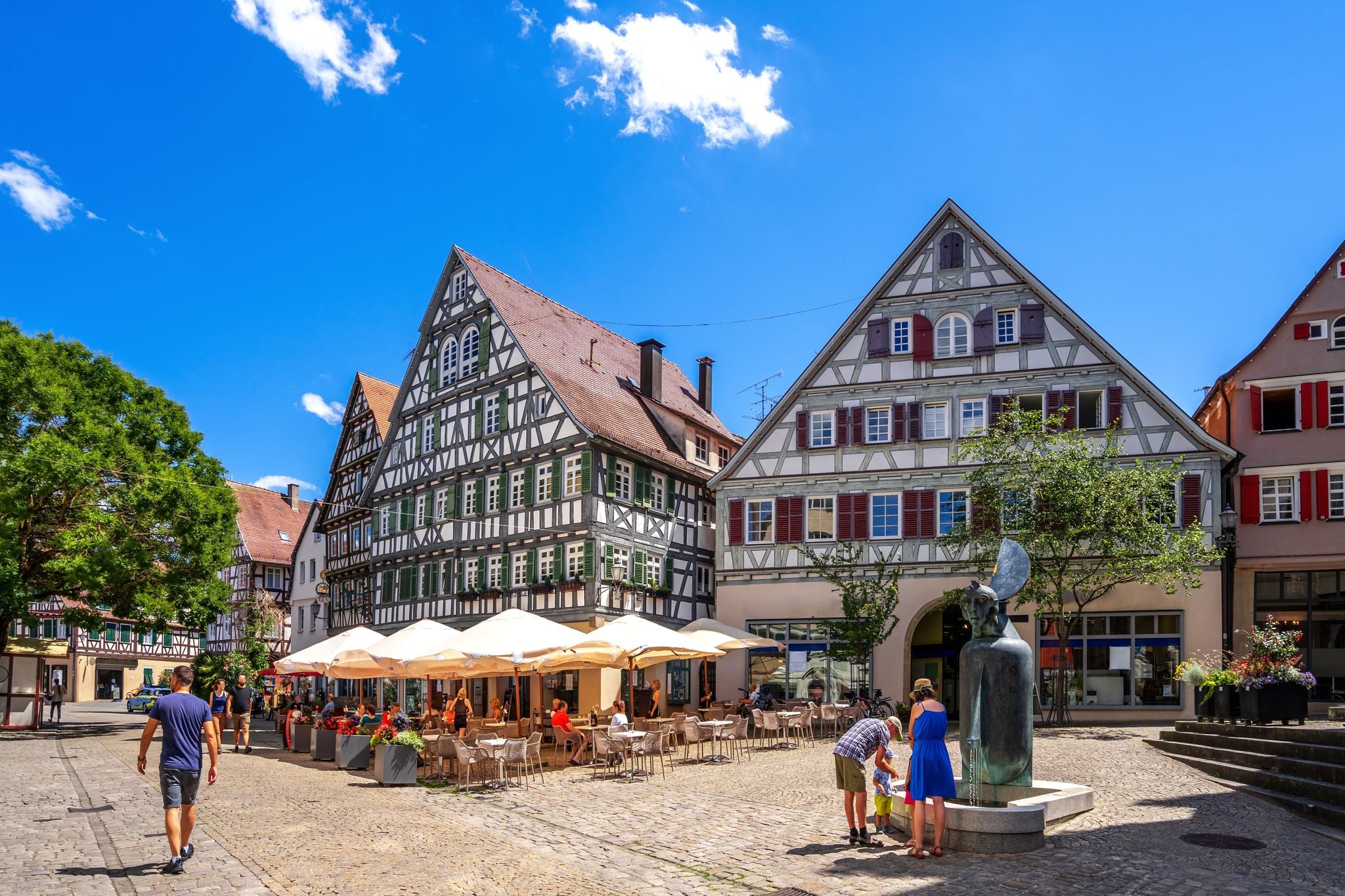 Old city of Schorndorf, Germany