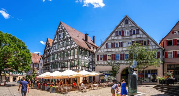 Old city of Schorndorf, Germany