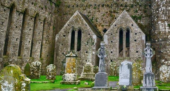 Photo of Rock of Cashel, at Cashel, Ireland.