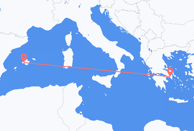 Athens to Palma