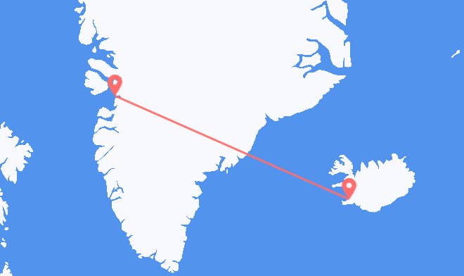 Reykjavik to Ilulissat