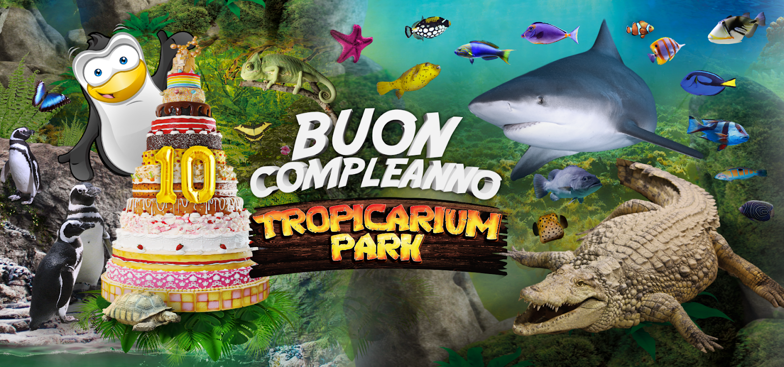 Tropicarium Park, Jesolo, Venezia, Veneto, Italy
