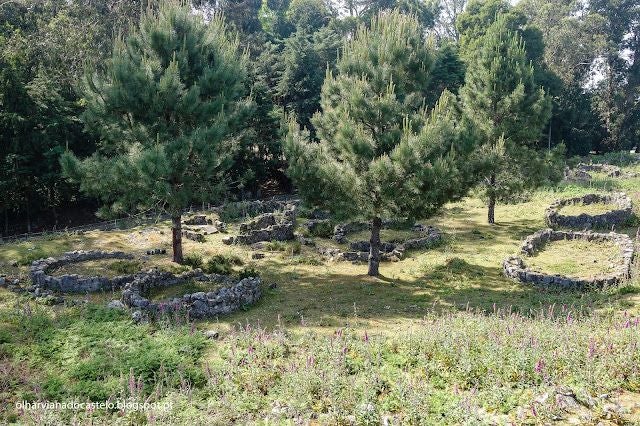 Vista para a cidade de Viana do Castelo a partir das Ruínas da Cidade Velha de Santa Luzia.