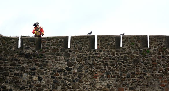 CARRICKFERGUS, NORTHERN IRELAND, Carrickfergus has a lovely medieval castle.