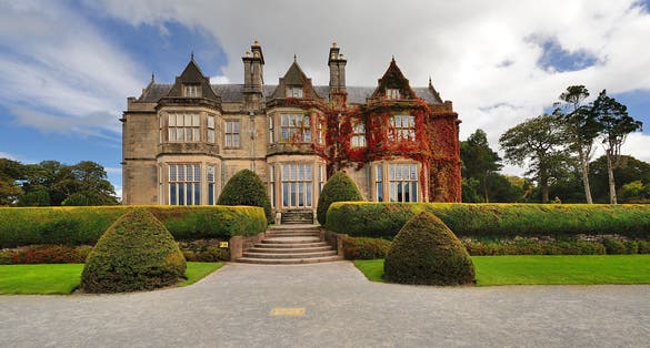 Photo of Muckross House and gardens in National Park Killarney, Ireland.