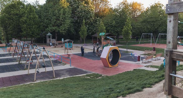 photo of Luxembourg-May 2019: The nice parc de merl garden in Luxembourg city.