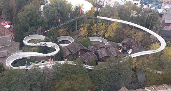 photo of view of Schweizer Bobbahn, Soltau, Germany.