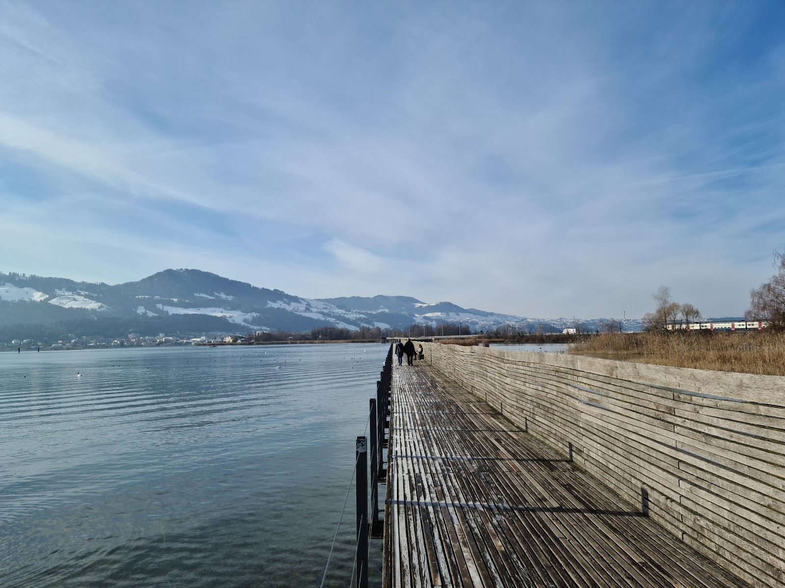 Holzbrücke Rapperswil-Hurden, Rapperswil-Jona, Wahlkreis See-Gaster, Sankt Gallen, Switzerland