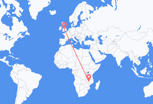 Lilongwe nach Birmingham