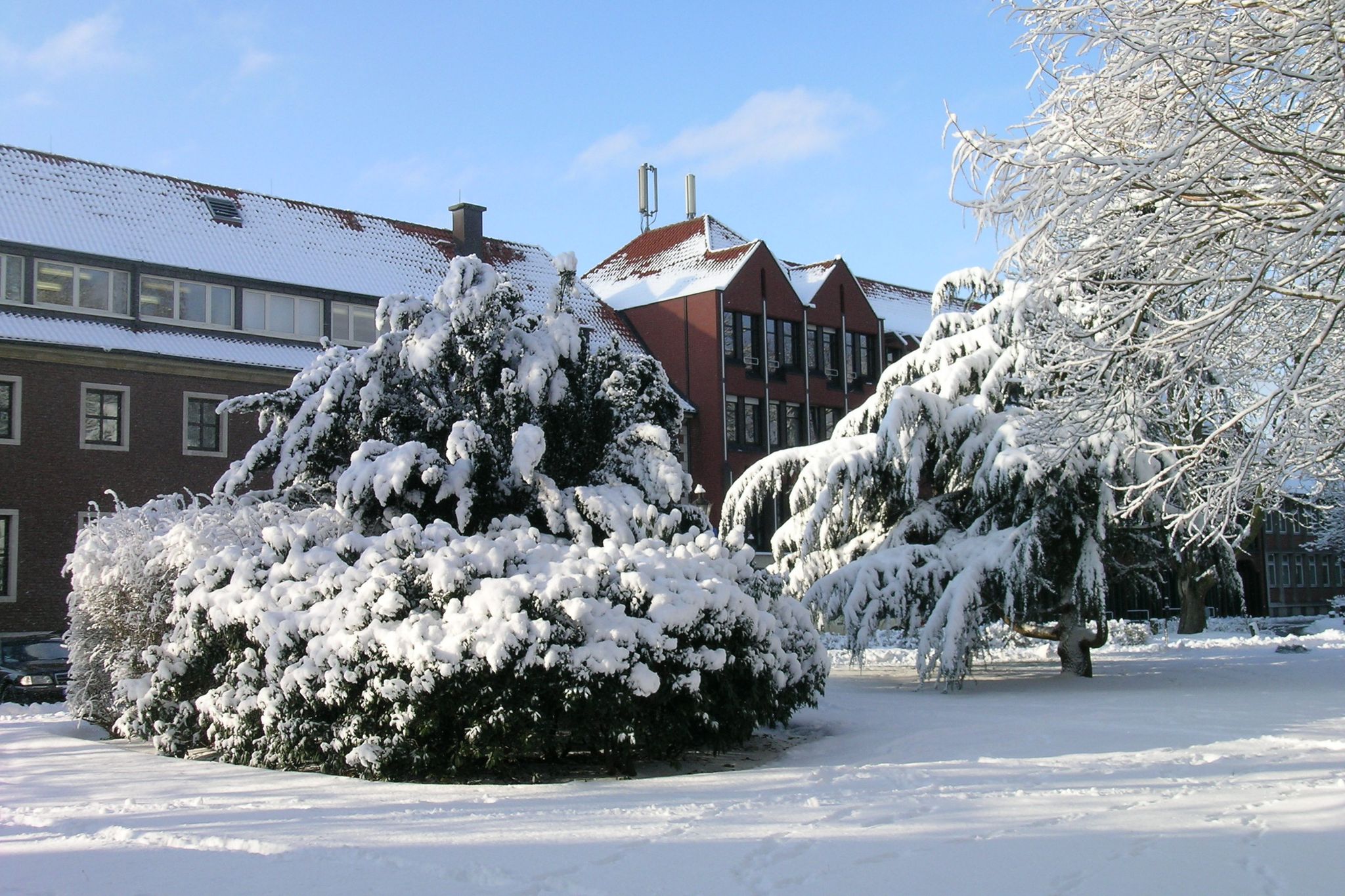 Photo of Town Hall and Galenpark in Winter, Haltern Am See.
