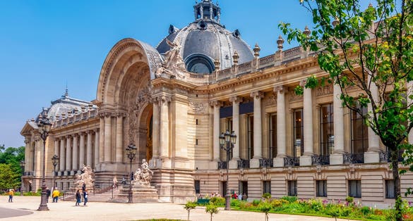 Small palace in spring, Paris, France