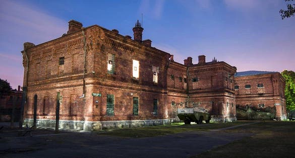 Karosta prison,Liepaja,Latvia at night