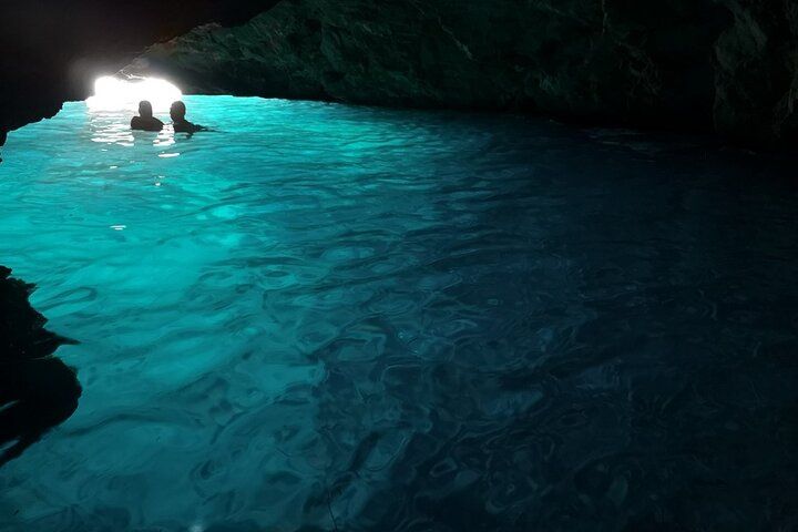 Blue Cave, Green Cave & Lopud Beach small group Speed boat Tour