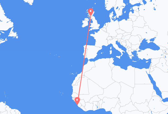 Freetown to Glasgow