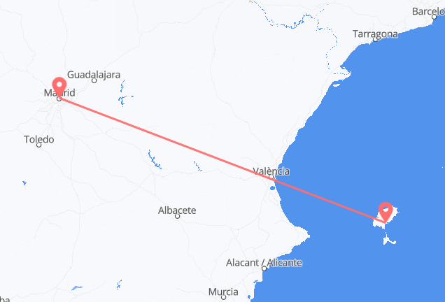 Cheap Flights from Ibiza to Madrid – Low Fares & Wide Selection