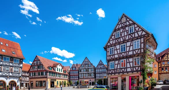 Old city of Schorndorf, Germany