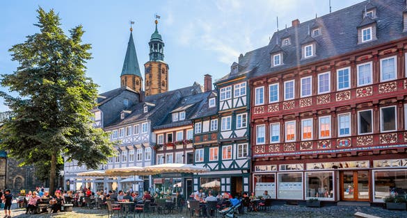 Photo of old city of Goslar, Germany.