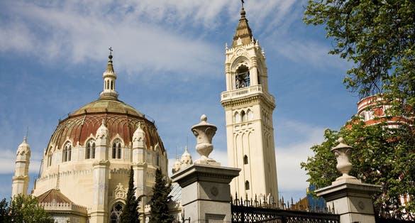 Photo of Church of San Manuel y San Benito of Madrid in Spain.