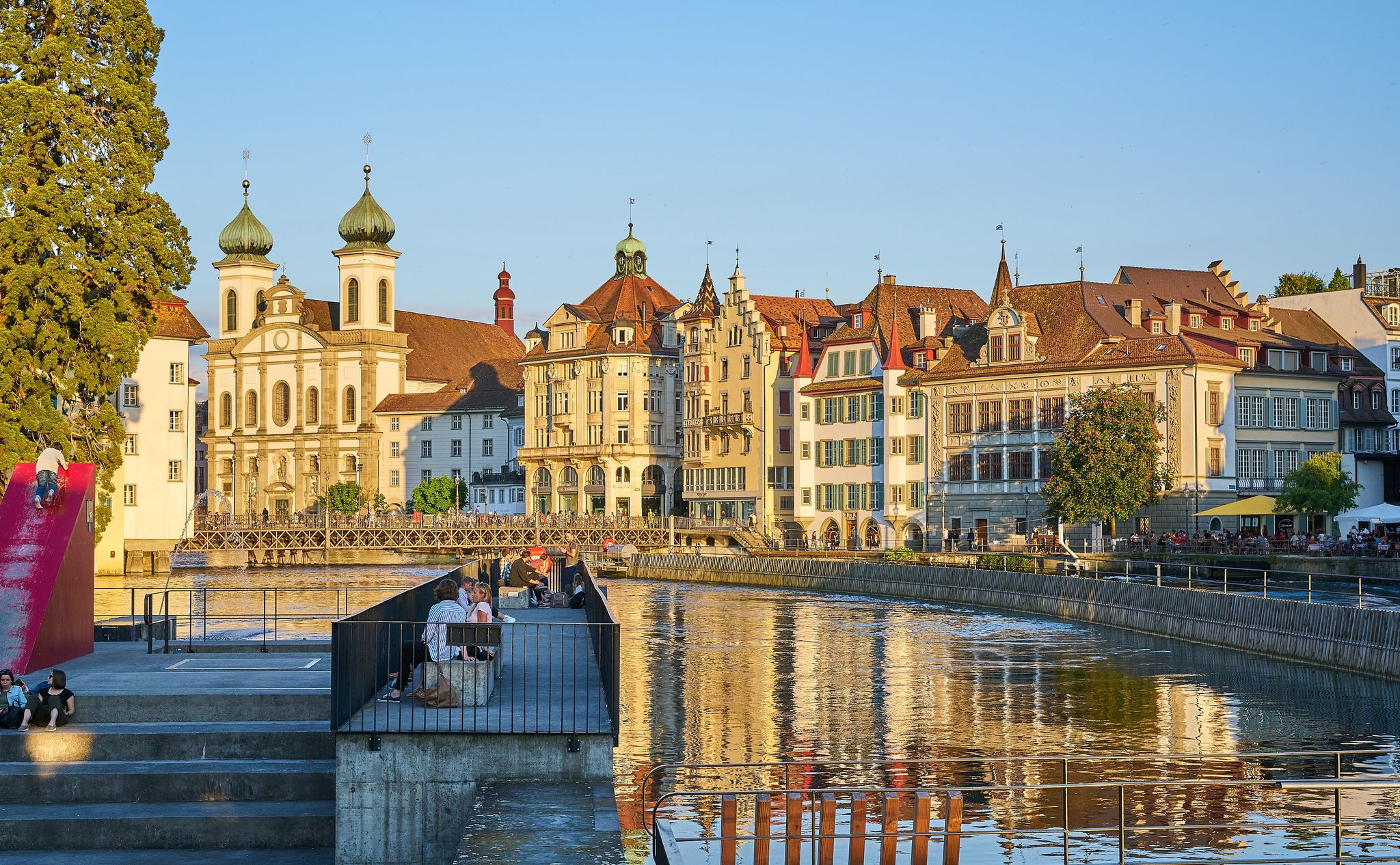 photo of view of Lucerne, Switzerland.