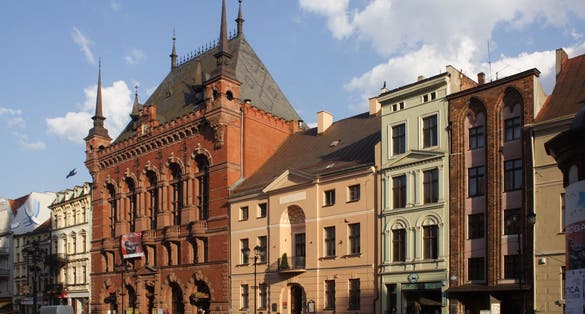More details Toruń, Poland, Old-Town Market Square.