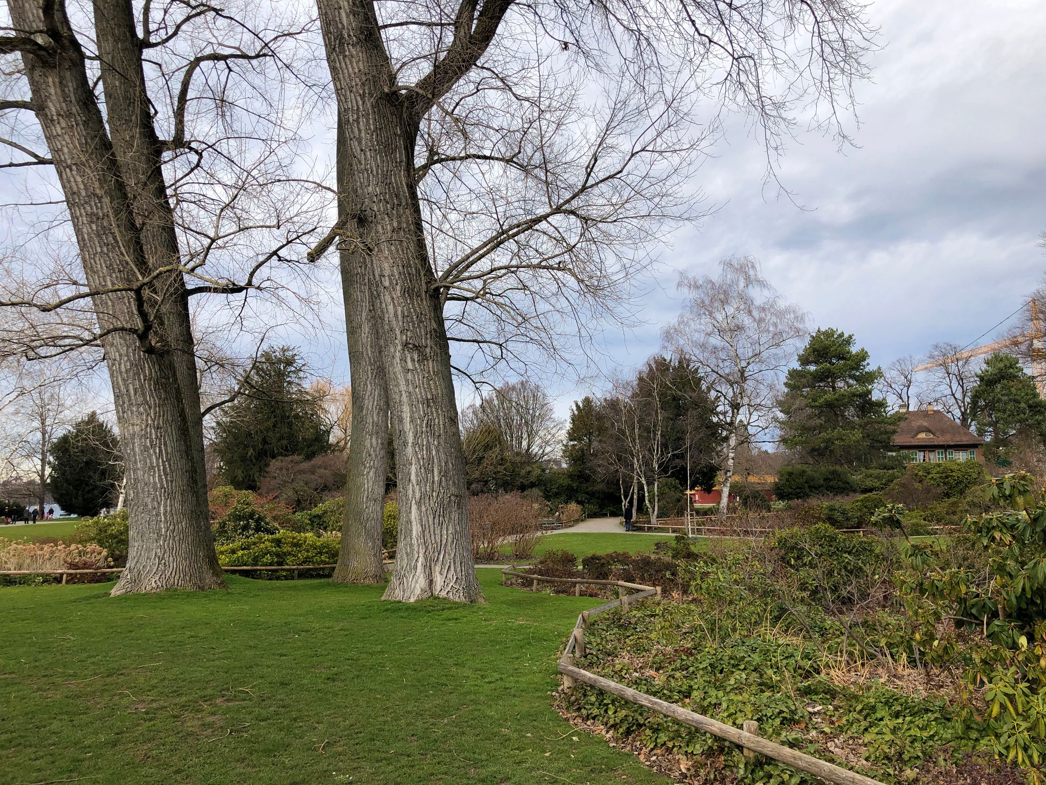 photo of Zürichhorn park in Zürich, Switzerland.