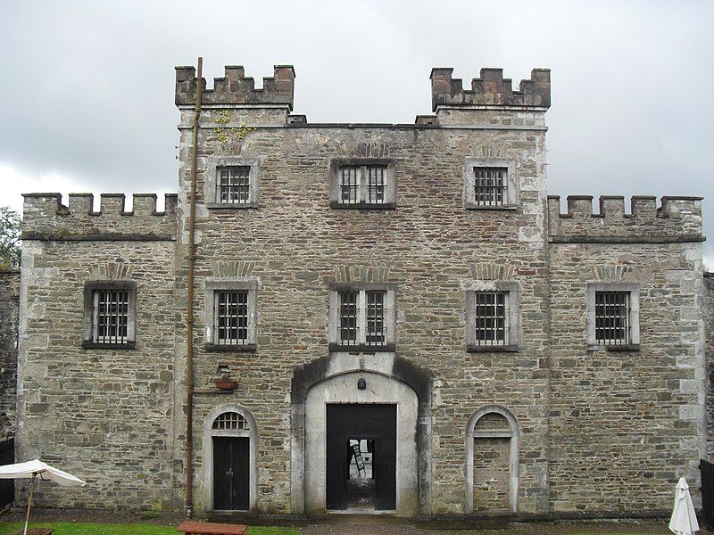 photo of Front old City Gaol in County Cork. Republic of Ireland. Historic prison was built in 1824.