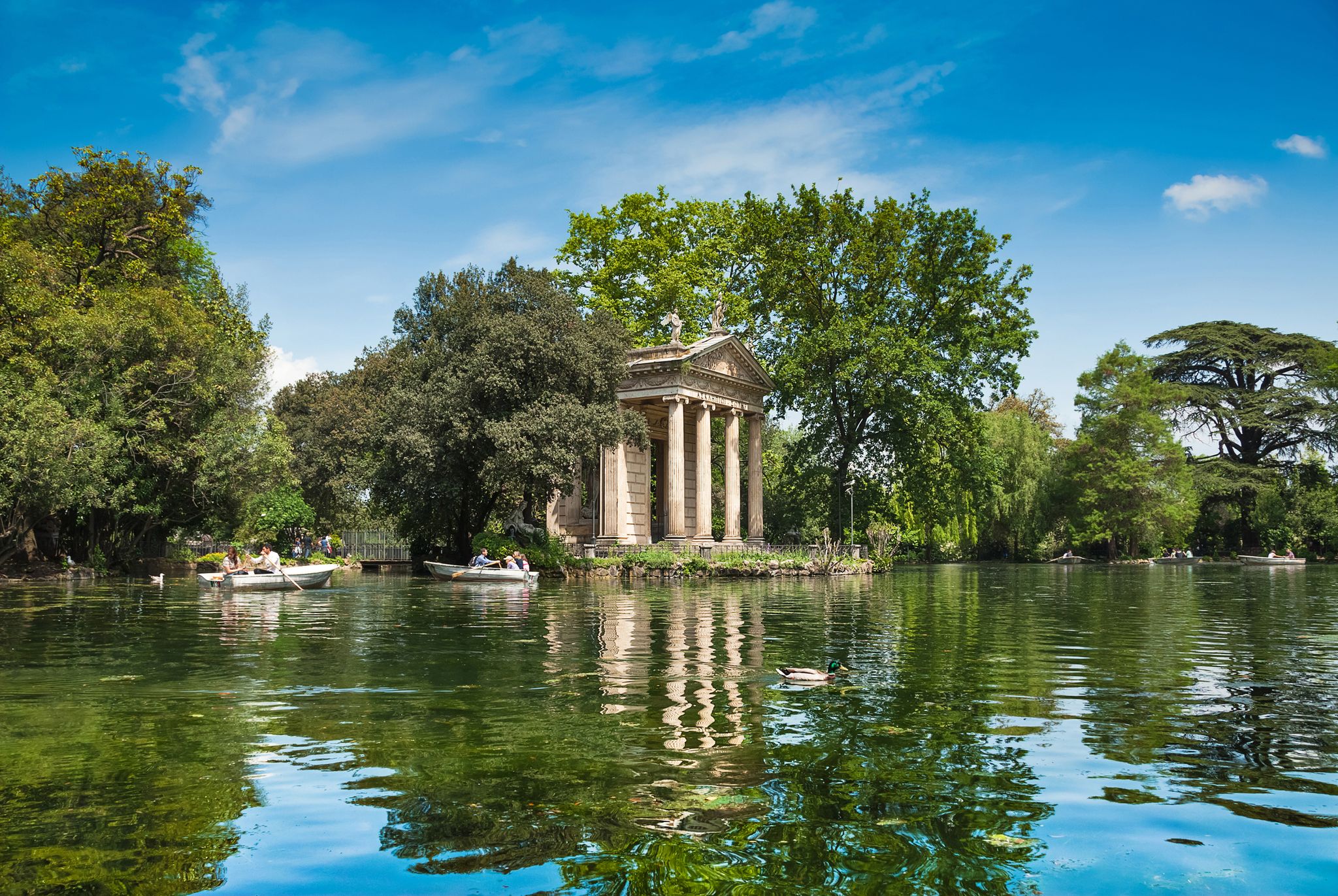 photo of Villa Borghese Pinciana, Pincian Hill, Rome, Italy .