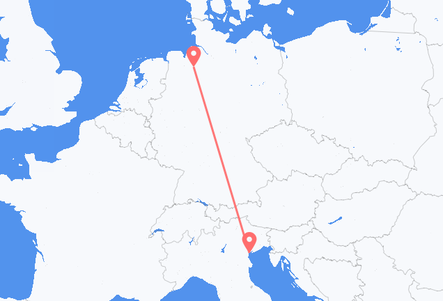 Bremen to Venice