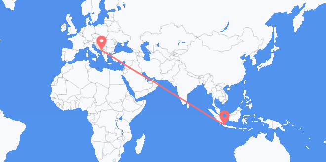 印度尼西亚 目的地 黑山