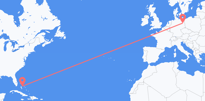 the Bahamas to Germany