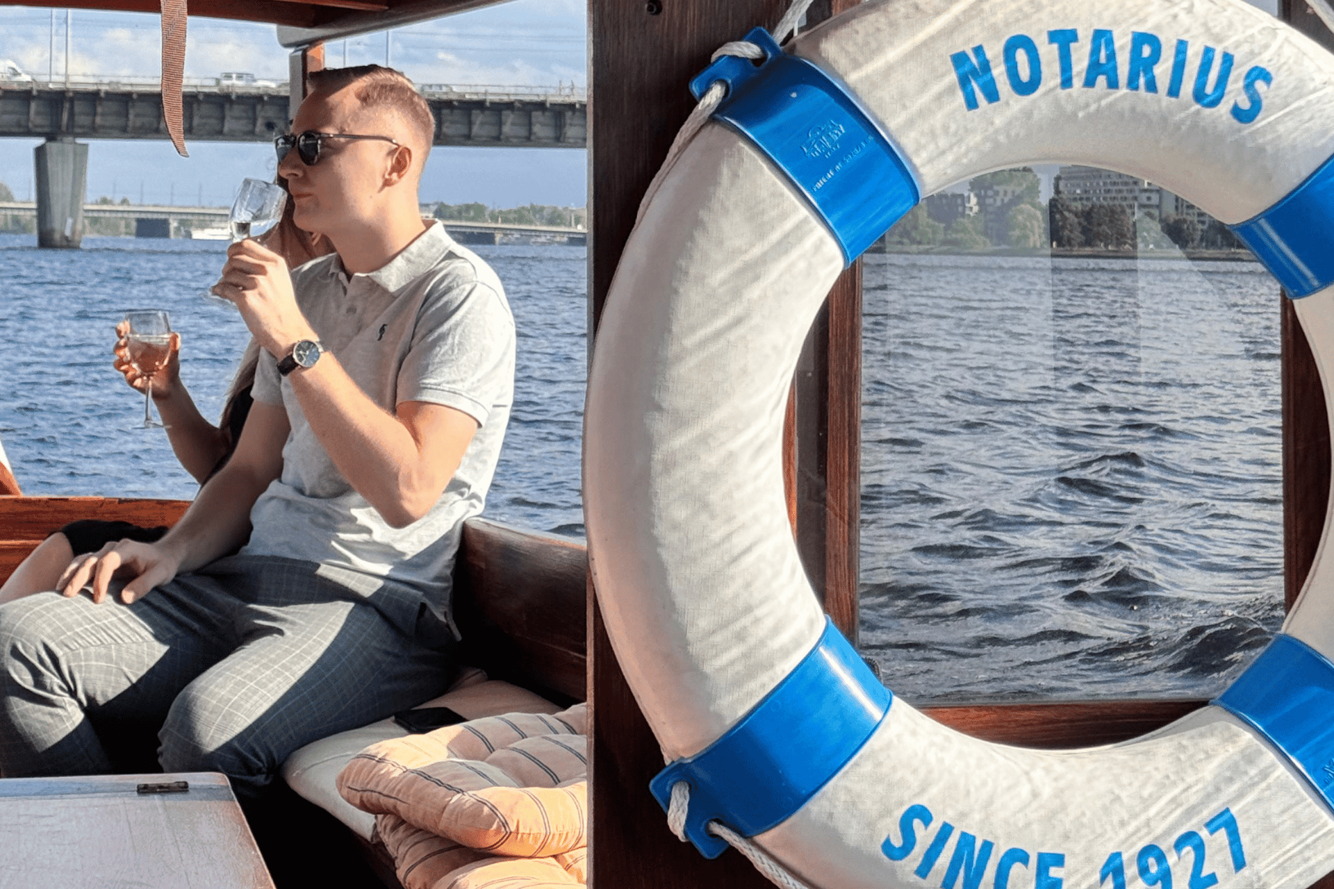 Riga: Canal Boat Tour with Drink & Old Town Audio Tour