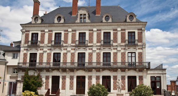 Maison de la Magie in Blois France under blue sky