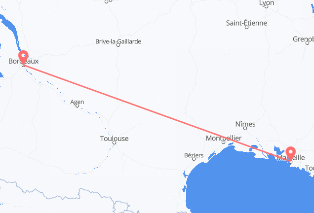Cheap Flights from Bordeaux to Marseille – Low Fares & Wide Selection