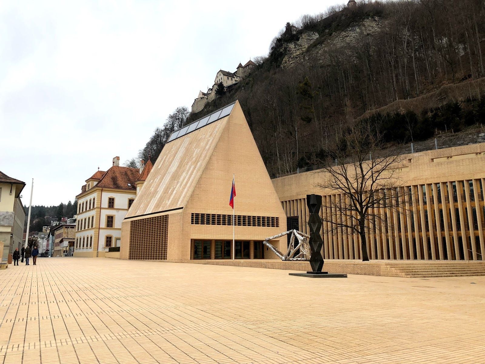 St. Florin Cathedral, Vaduz, Oberland, Liechtenstein