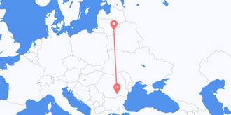 frá Litháen til Rúmeníu