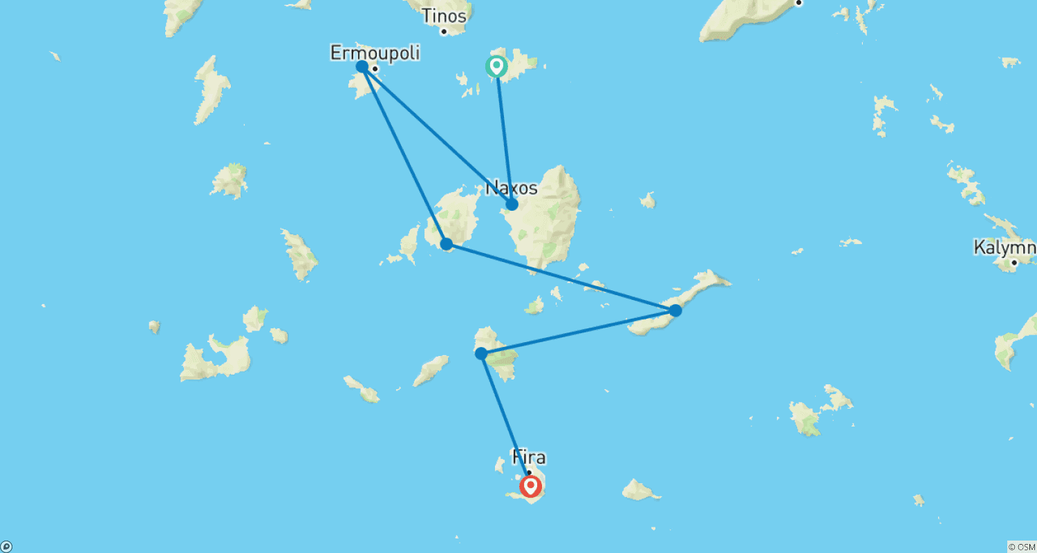 Sail Greece: Mykonos to Santorini