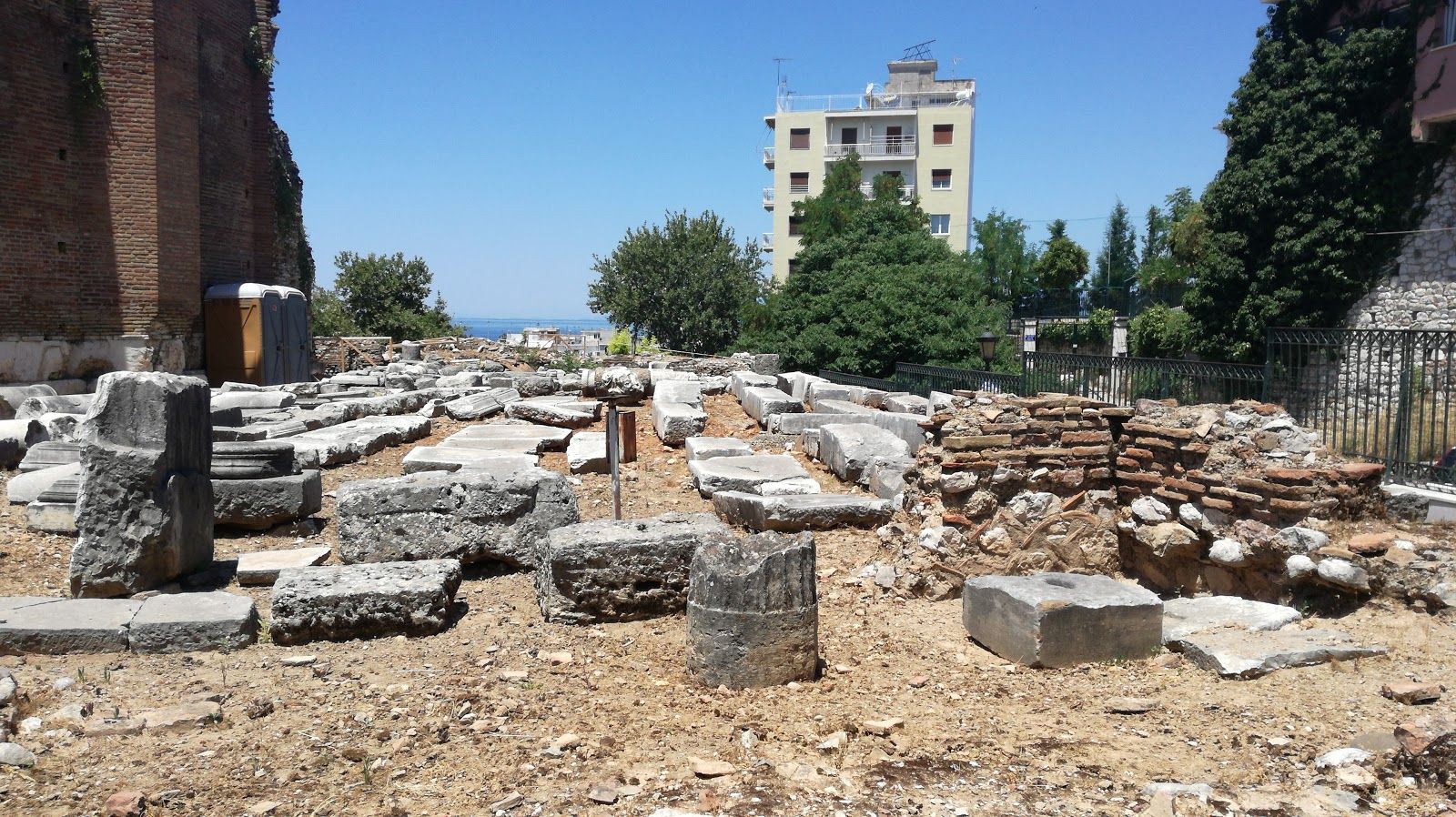 Roman Odeon, 4th District of Patras - Central Sector, Municipal Unit of Patras, Municipality of Patras, Achaea Regional Unit, Western Greece, Peloponnese, Western Greece and the Ionian, Greece