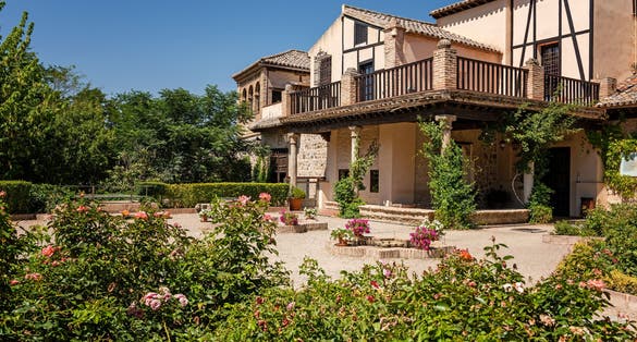 Photo of Building of Museum el Greco. House of artist in Toledo. Spain.
