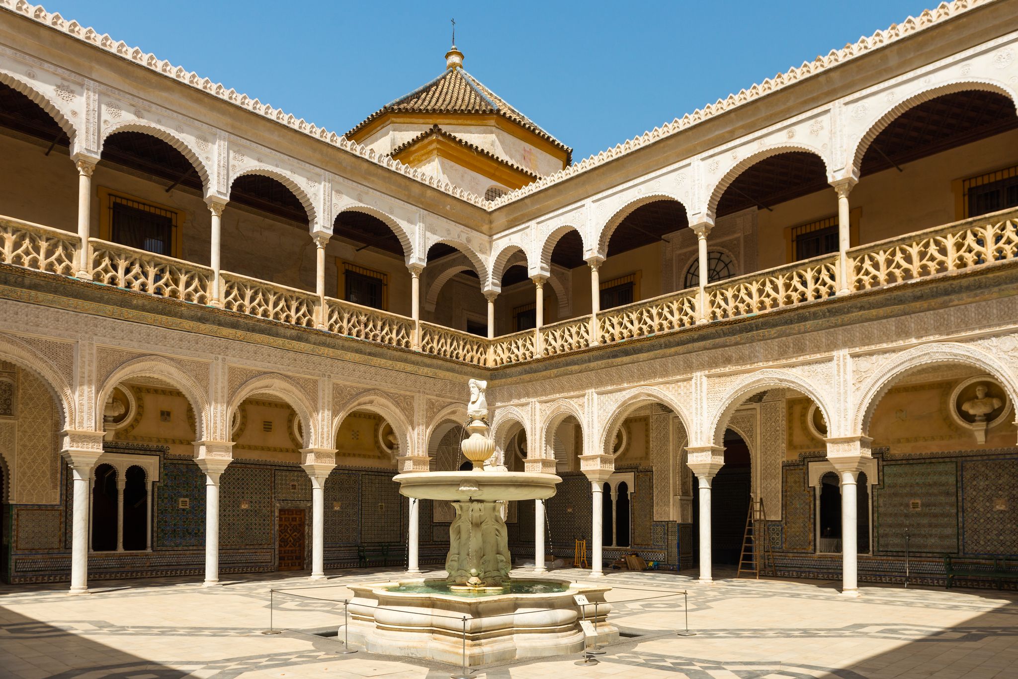 Photo of Casa de Pilatos in Seville, Spain.
