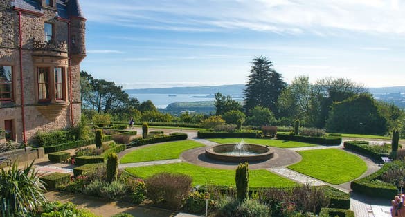 Belfast Castle in Cavehill Country Park, Northern Ireland. 