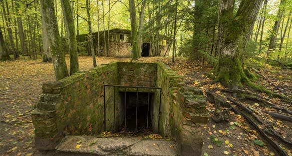 Hermann Goring's Bunker - The Wolf's Lair, in Wolfsschanze. Poland