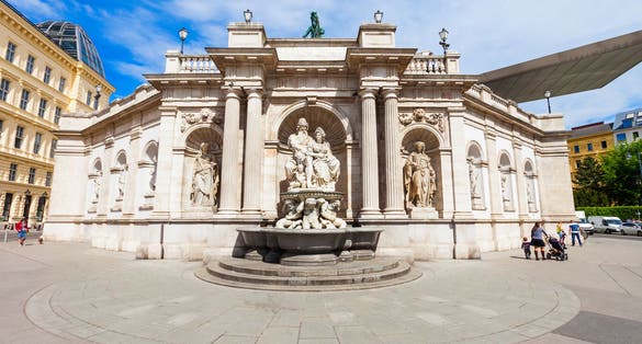 Photo of the Albertina is a museum in the Innere Stadt of Vienna, Austria. Albertina houses one of the largest print rooms in the world.