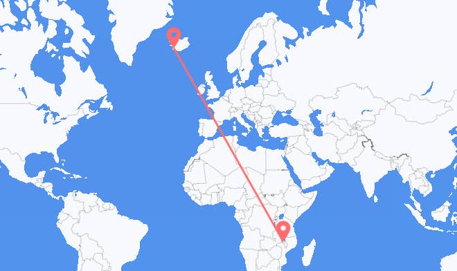 Lilongwe to Reykjavik