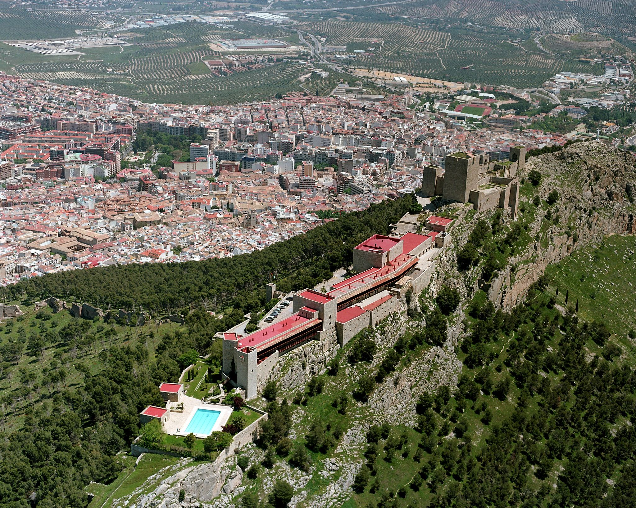 photo of view of Jaen, Spain.