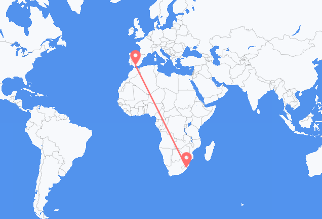 Durban to Málaga