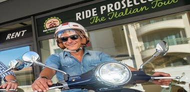 Vespa 125 rental to explore the UNESCO Hills