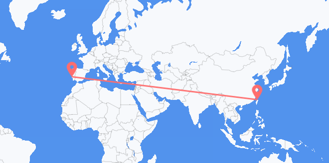 台湾 ポルトガルへ